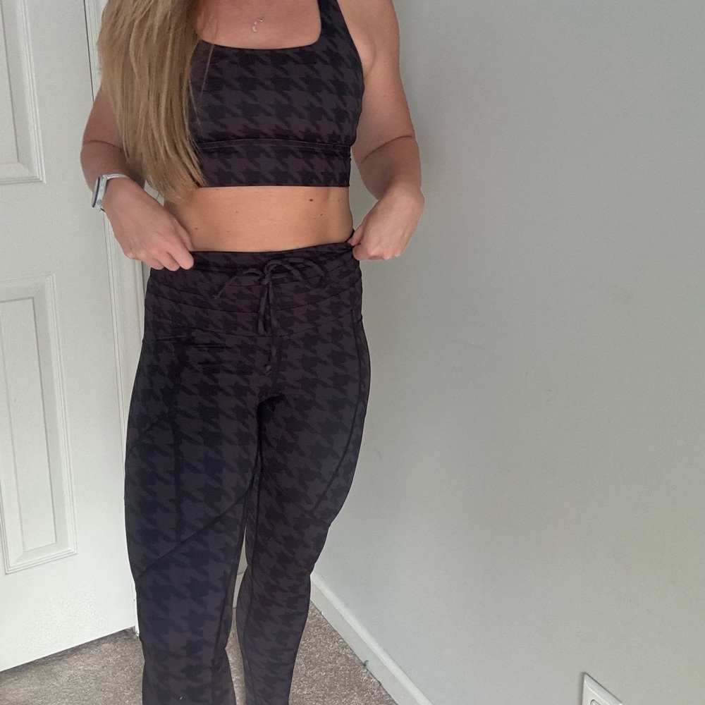 Constantly Varied Gear Black Houndstooth Leggings